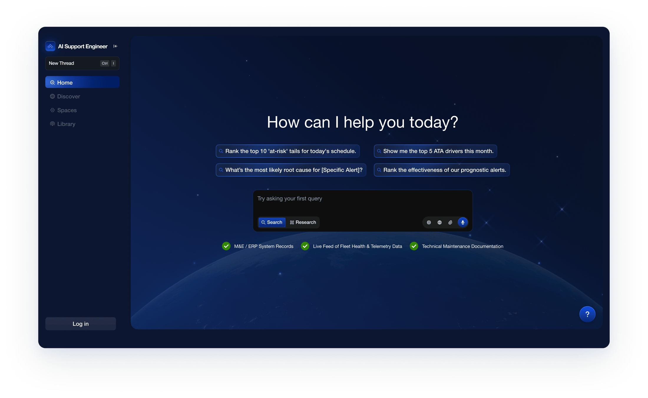 AI Support Engineer Chat Interface AI Support Engineer Chat Interface
